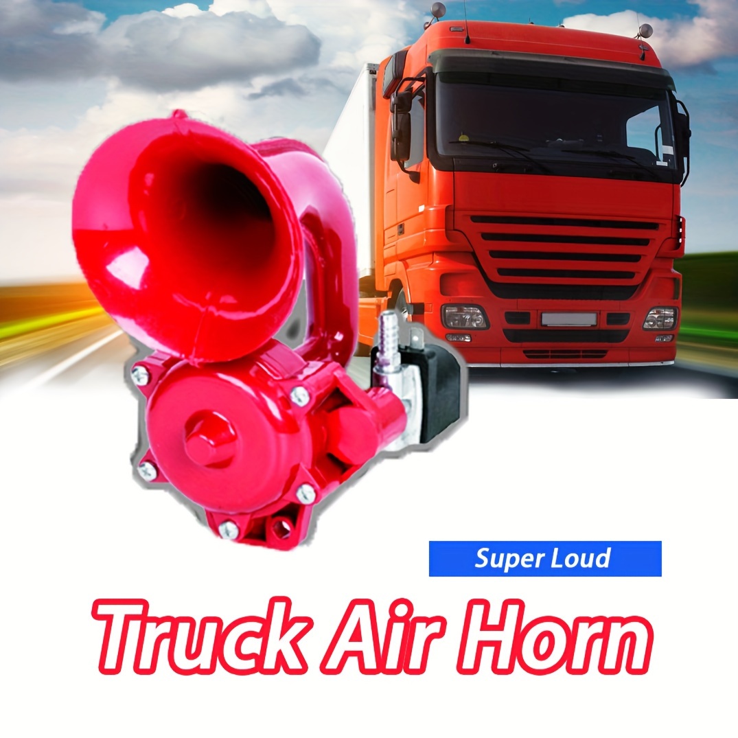 12V 150dB trombe camion clacson auto Chrome Zinc Single Trumpet Air Horn  con compressore per qualsiasi 12V Veicoli Camion Lorrys Treni Barche  Automobili : : Auto e Moto