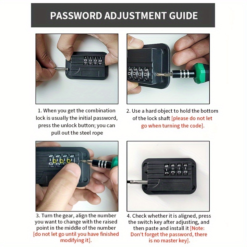 ABS+Steel Wire Refrigerator Window Kids Safety Password Lock