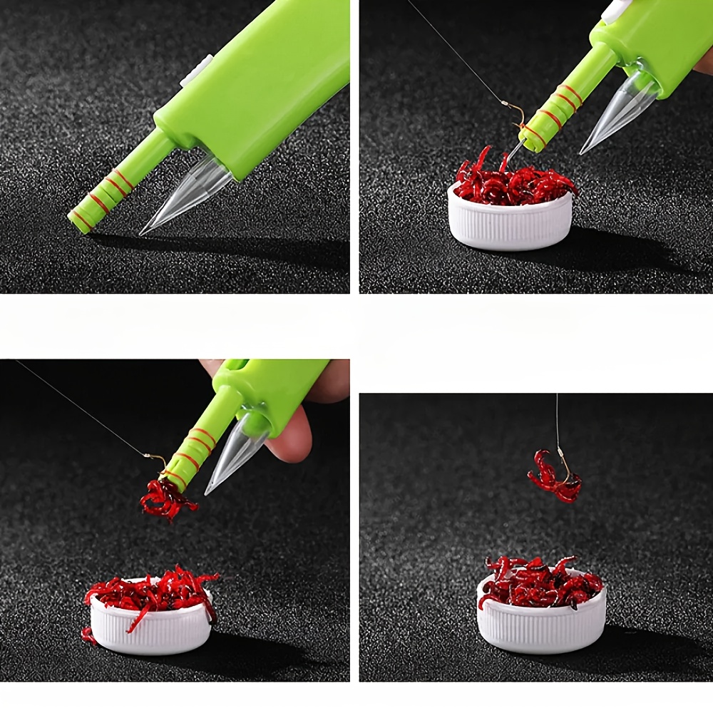 Red Worm Bait Clip Multifunctional Bait Clip Fishing Tackle - Temu