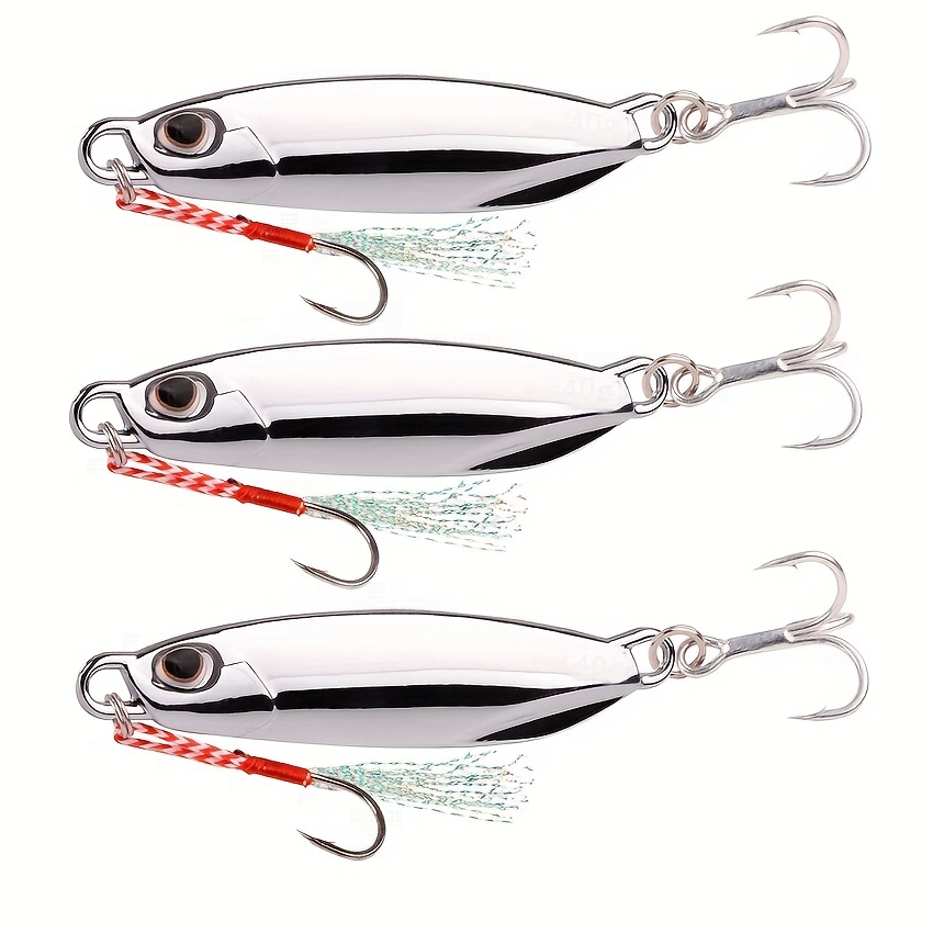 Electroplated Metal Spoon Fishing Lures Hooks Ideal Catching - Temu