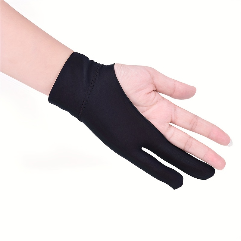 1pc Art Glove, Used For Drawing On Tablet Computers With A Free Size Art  Glove, With Two Fingers For Drawing Graphics, Suitable For Right Or Left  Hand