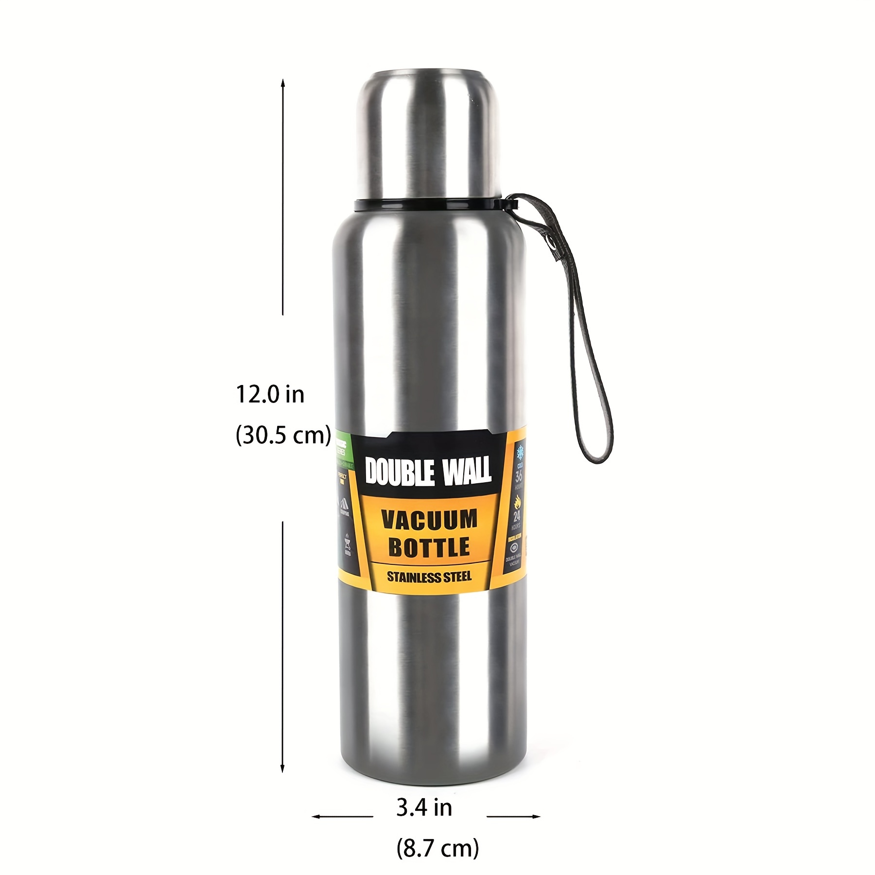 Big 1500ml Tea Coffee Thermos Vacuum Bottle Keep Hot Cold 1L Double Wall  Stainless Steel Thermos for Water Bottle Vacuum Flasks