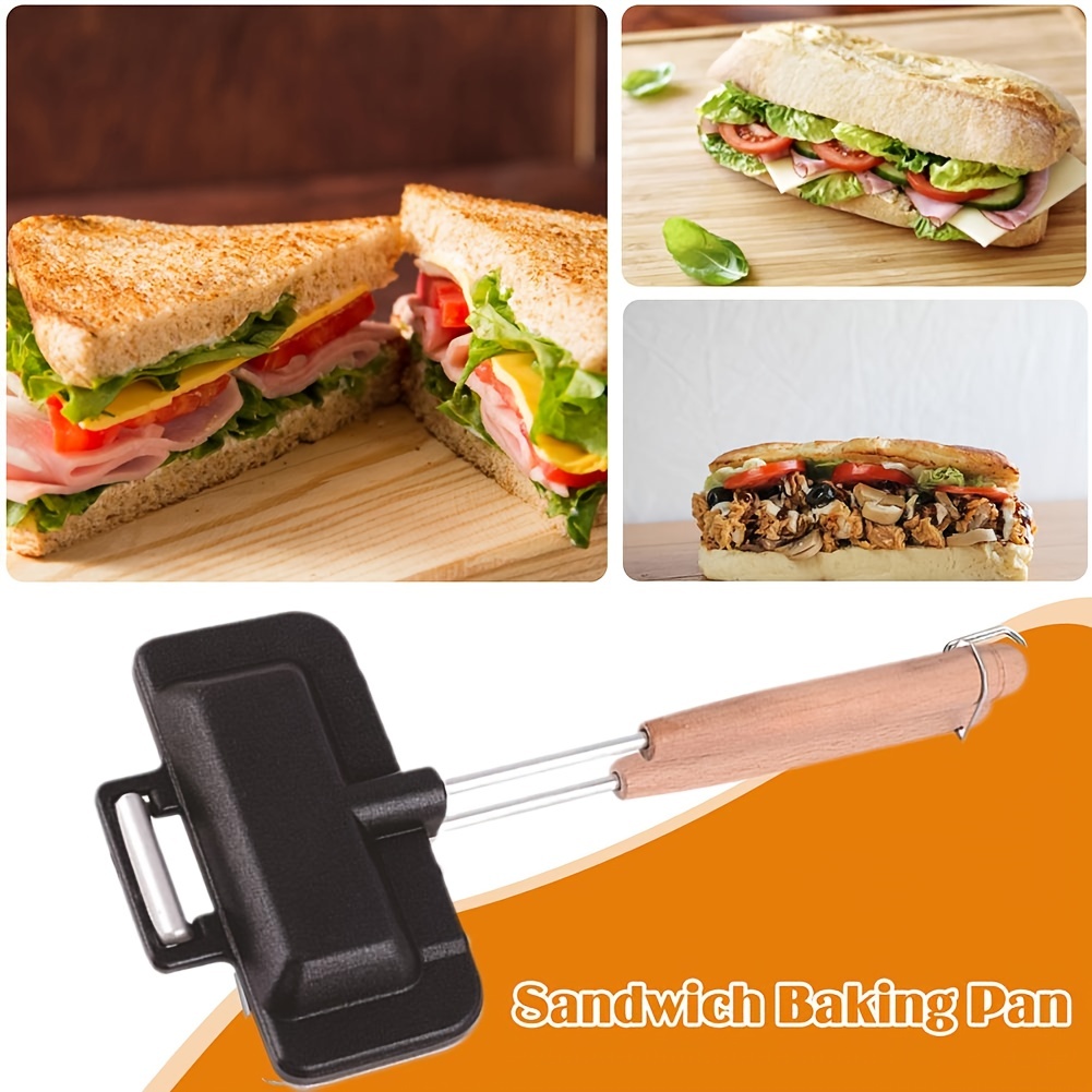 Sandwich Maker Non stick Grilled Sandwich Double Sided - Temu