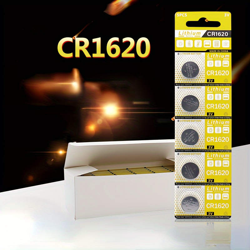 Cr1620 Button Batteries Br1620 Dl1620 Ecr1620 Coin Lithium - Temu