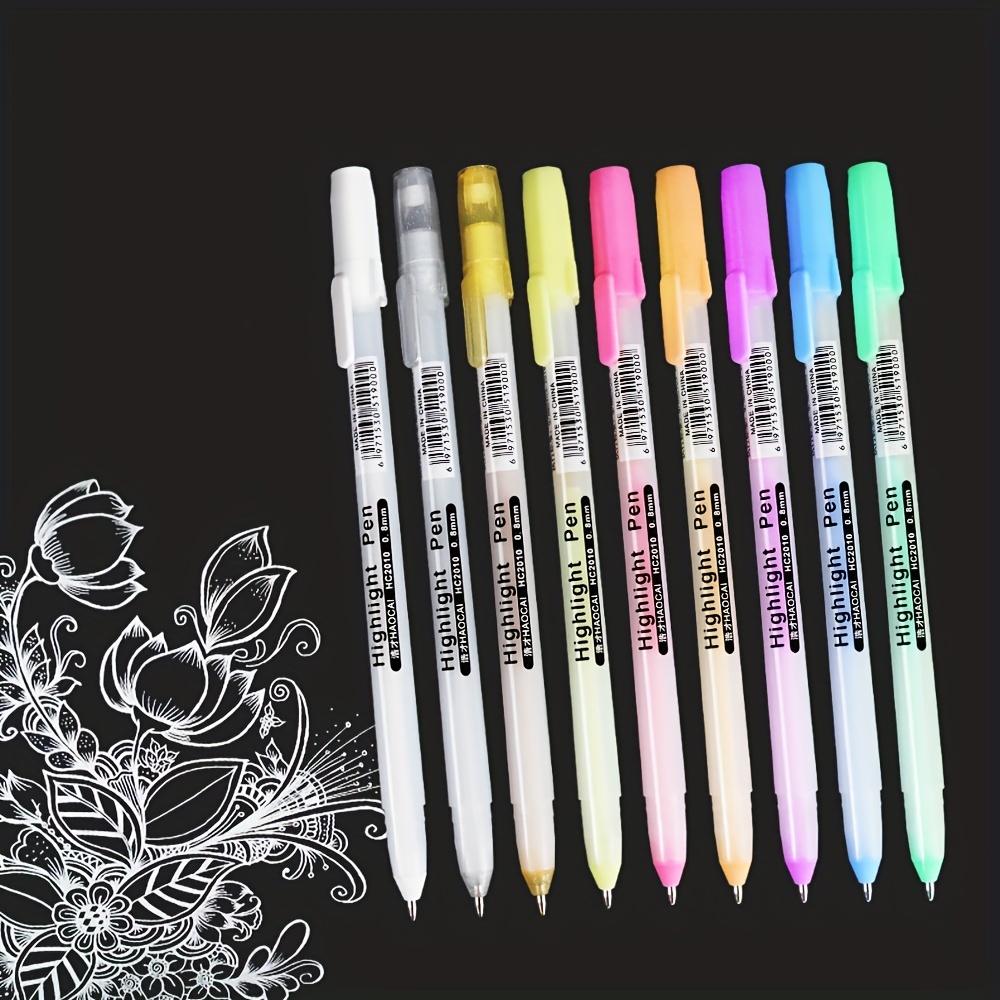 SAKURA Gelly Roll Gel Pens - Fine Point Ink Pen for Journaling, Art, or  Drawing - Classic White Ink - Fine Tip - 6 Pack