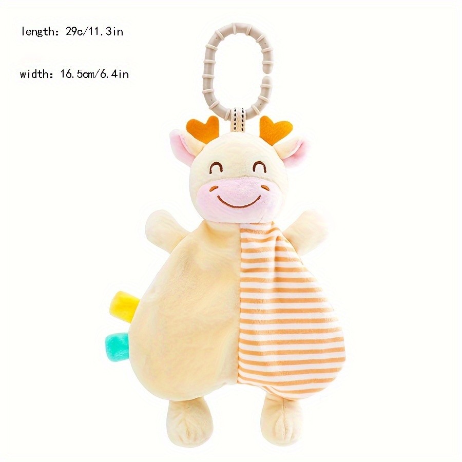 Two Animal Cartoon Soothing Towels Oral Comfort Baby Toys - Temu