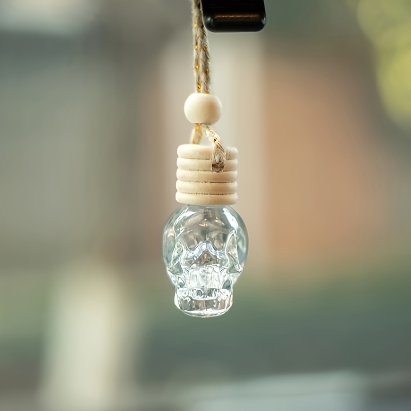 Hanging Refillable Car Essential Oil Diffuser Empty Glass - Temu