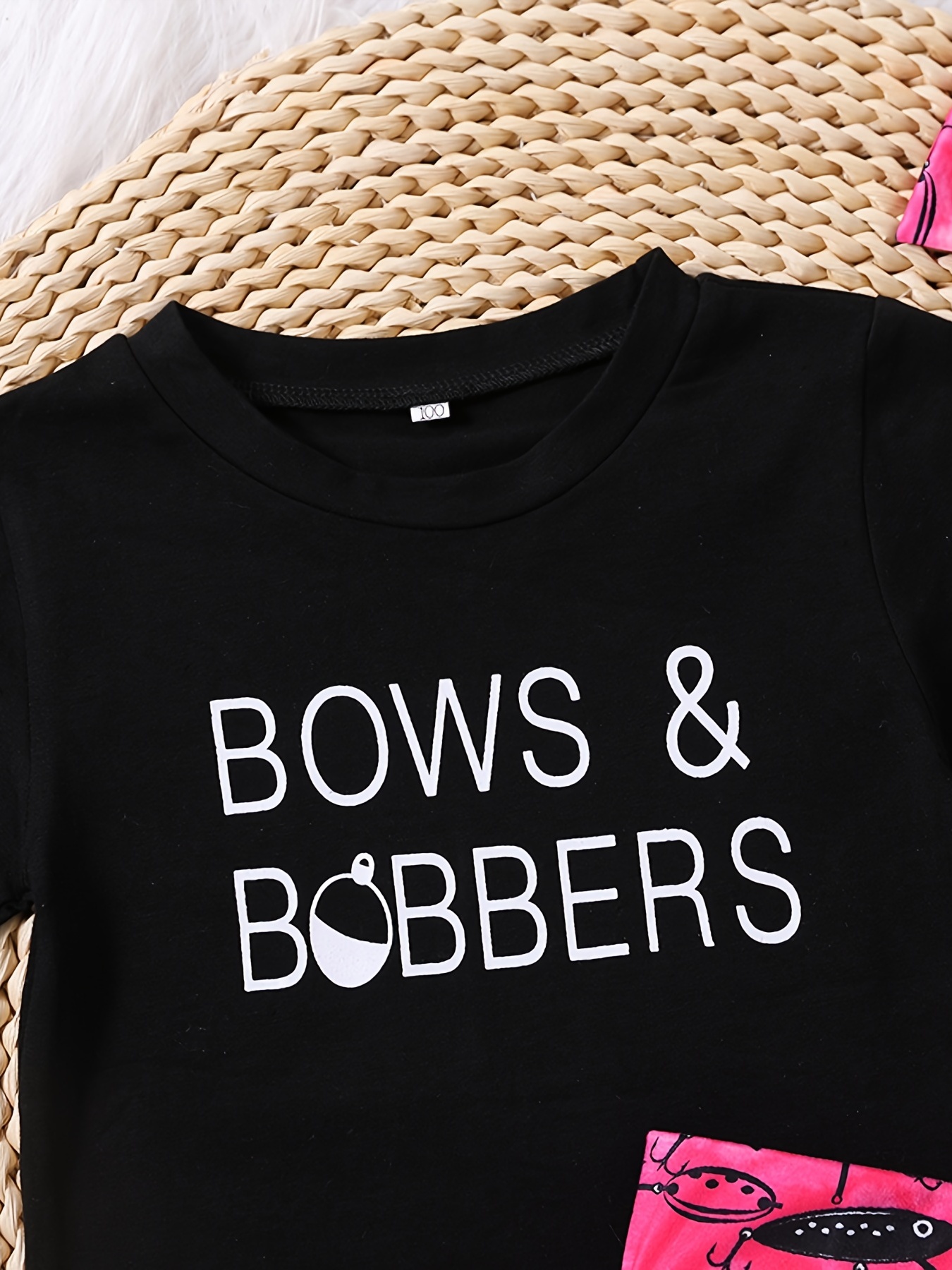  Baits or Bows Design for Fishing lovers T-Shirt : Clothing,  Shoes & Jewelry