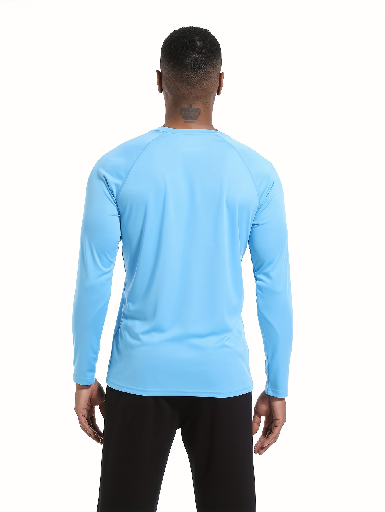 Men's Sun Protection Long Sleeve Comfy Quick Dry Tops Men's - Temu