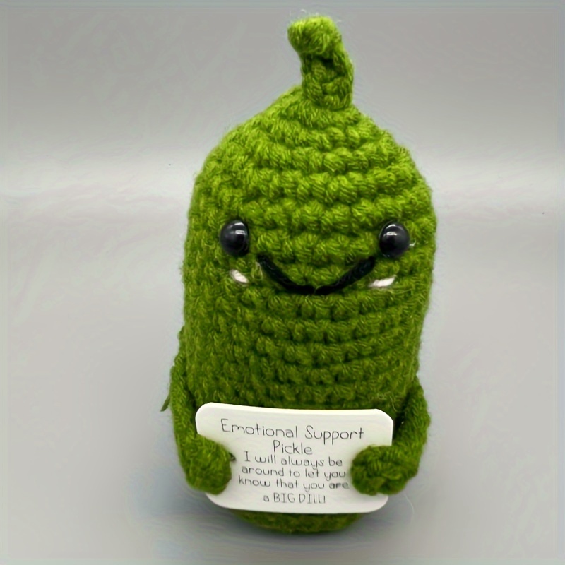 Handmade Emotional Support Pickled Cucumber Gift, Cute Handmade