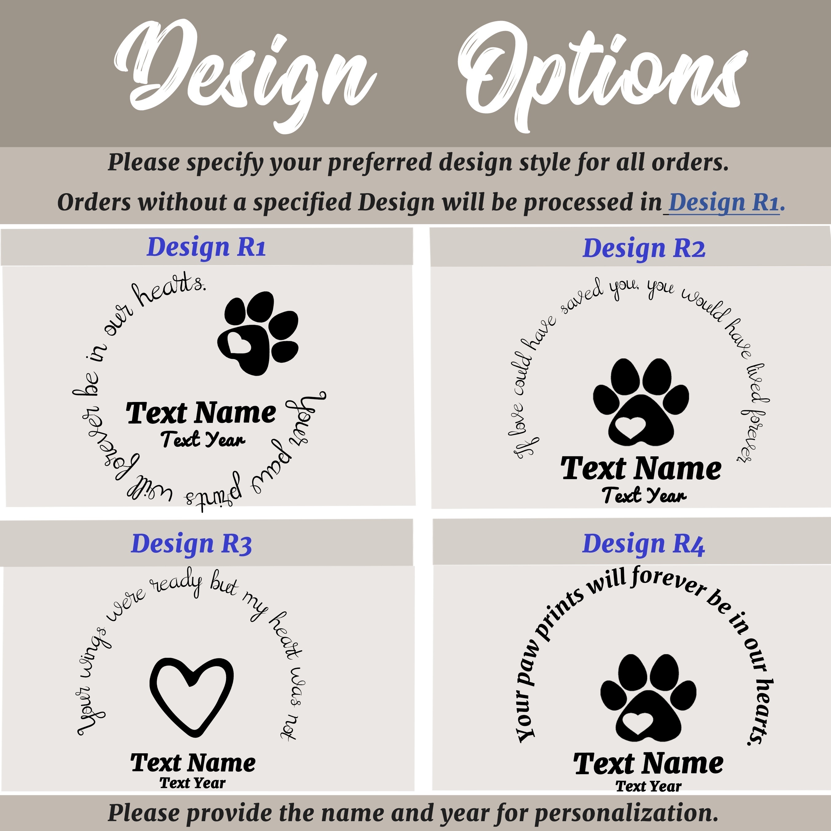 Custom pet best sale memorial stones