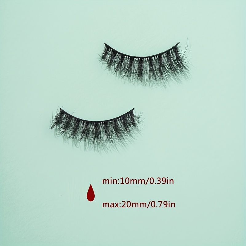 7 Pairs 5D Fluffy False Eyelashes 20mm Long Wispy Lash Extension Makeup