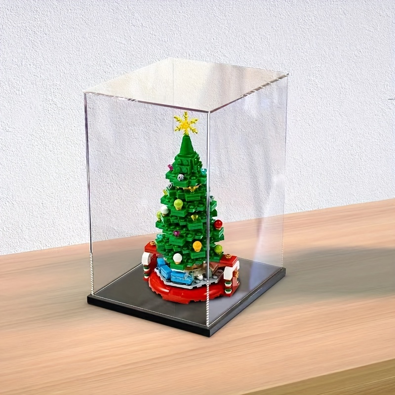 Clear Acrylic Display Case Cube Organizer Box Stand Protective Showcase
