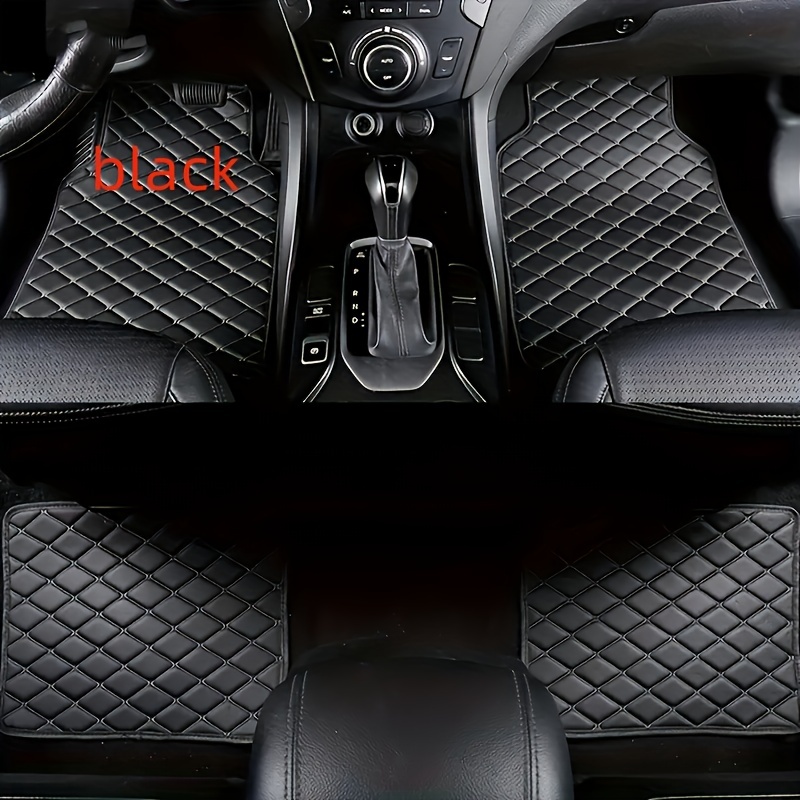 Universal Car Floor Mats (Set of 4) - Black