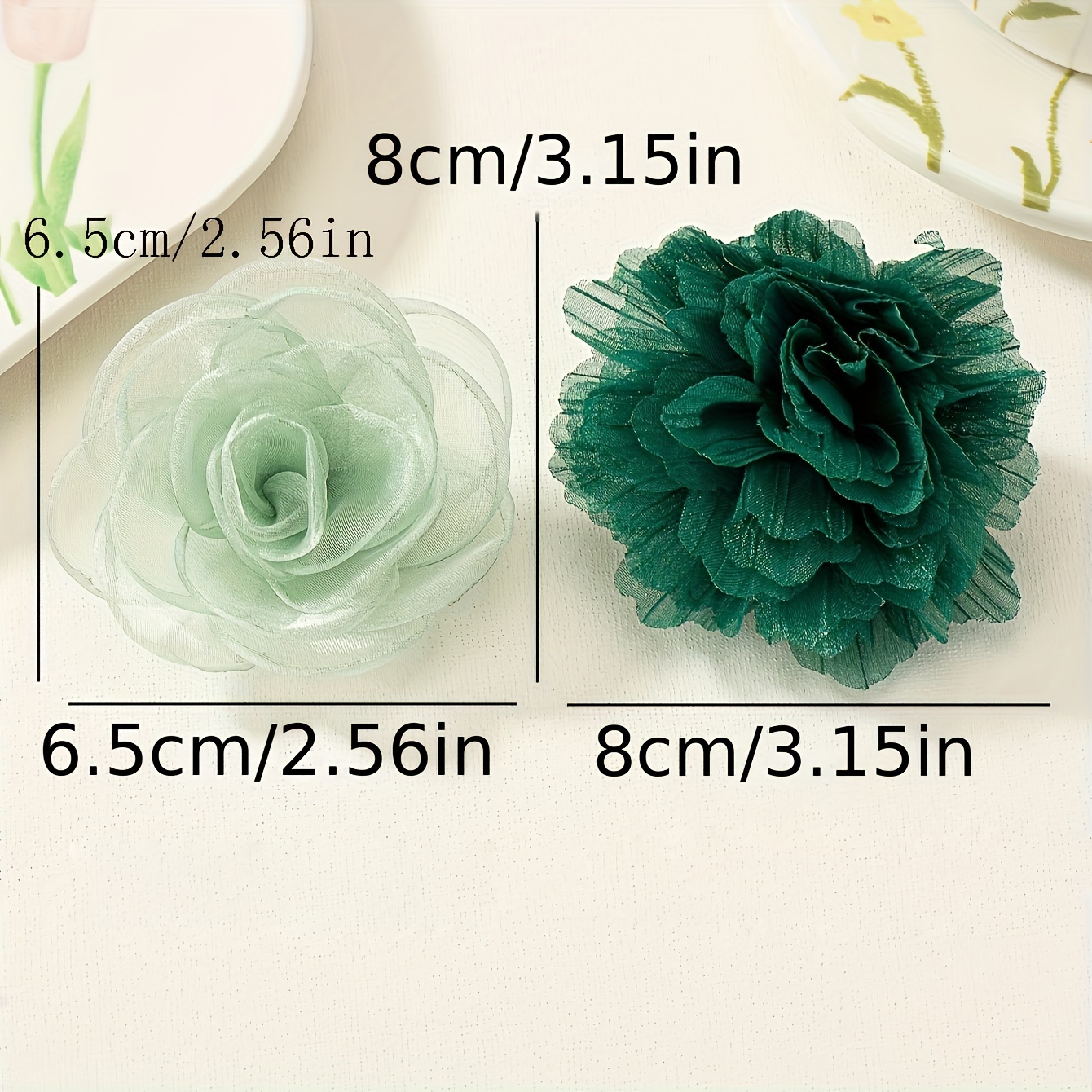 Jacquard Mesh Flower Accessories Dayan Mesh Flower Packaging - Temu