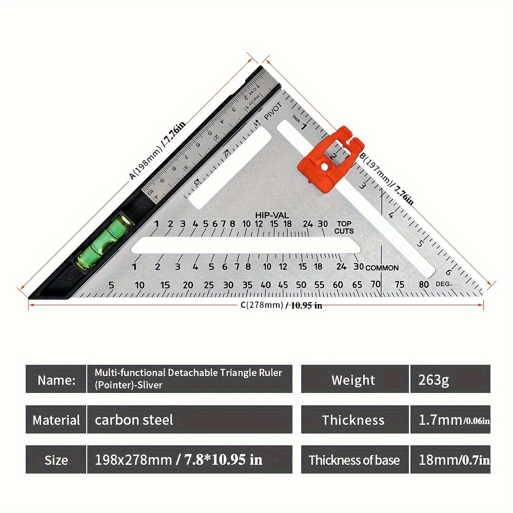 High Precision Stainless Steel Triangle Plate Woodworking - Temu