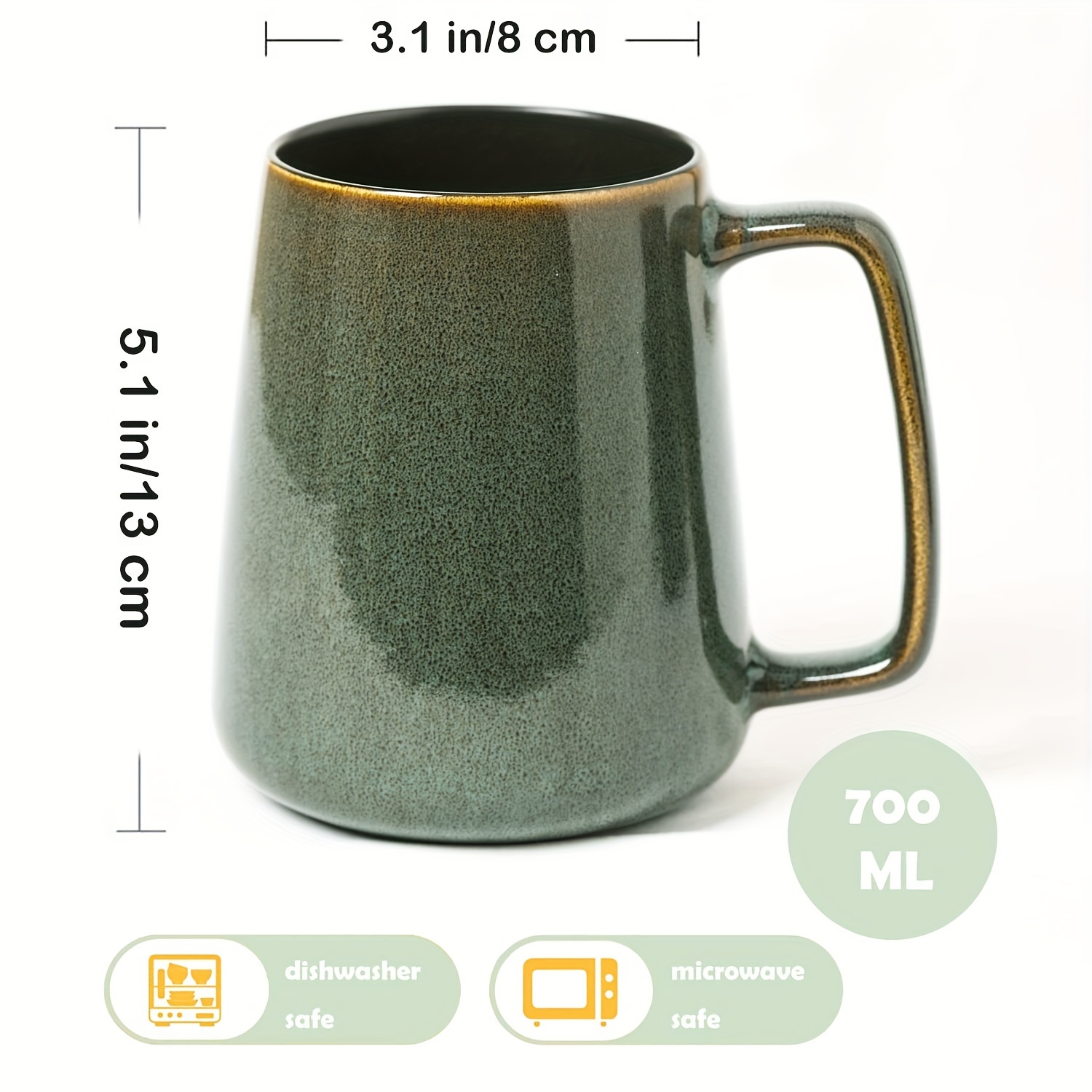 Fruit Stand Dishwasher Safe Microwavable Ceramic Coffee Mug 15 oz