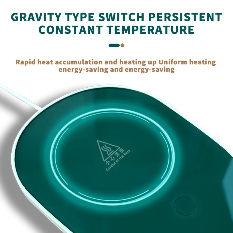 Intelligent Thermostatic Heating Coaster Insulation Base - Temu