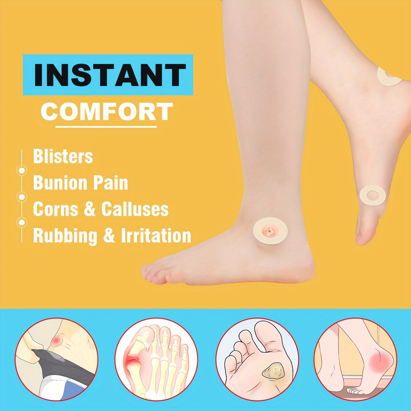 Fiber Toe Cover Toe Separator Finger Protector Fabric Callus Remover Bunion  Corrector Pedicure Tools Pain Relief