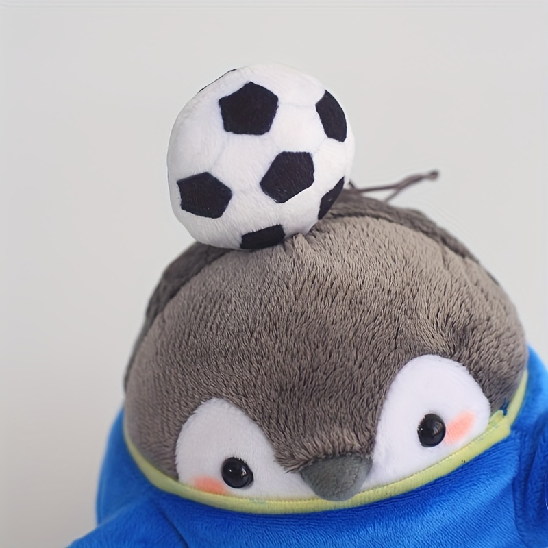 Kawaii Football Penguin Stuffed Animal High end And - Temu