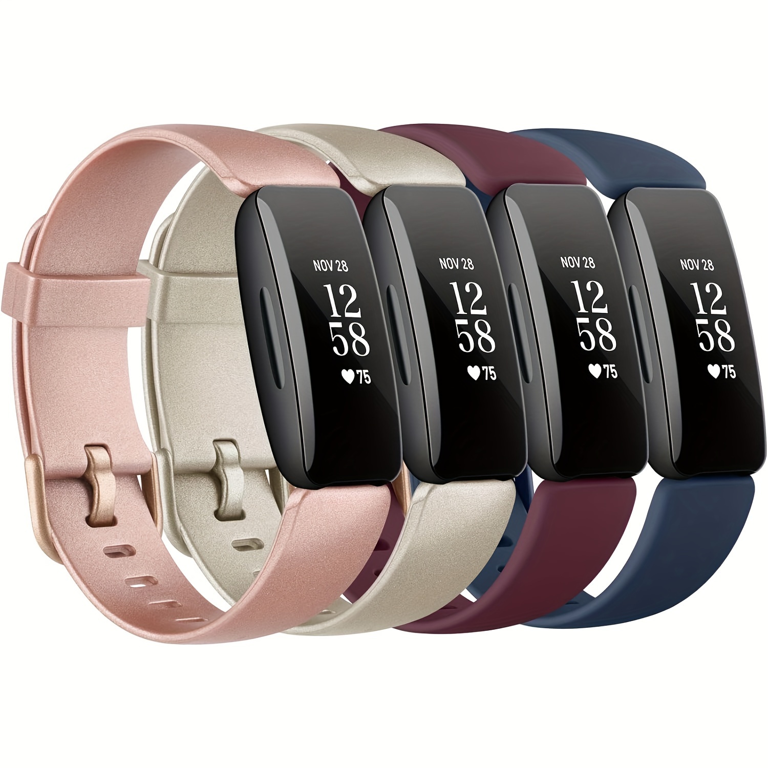 Sport Bands Compatible Fitbit Inspire 2 Bands Women Men Soft