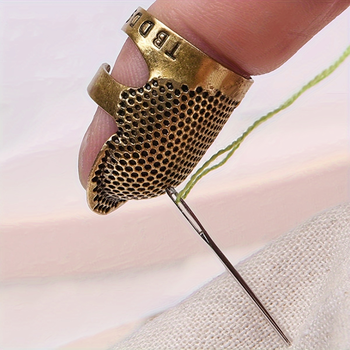 Ring Thimble Metal Sewing  Thimble Sewing Quilting Ring - 4/1pc Finger  Metal Sewing - Aliexpress