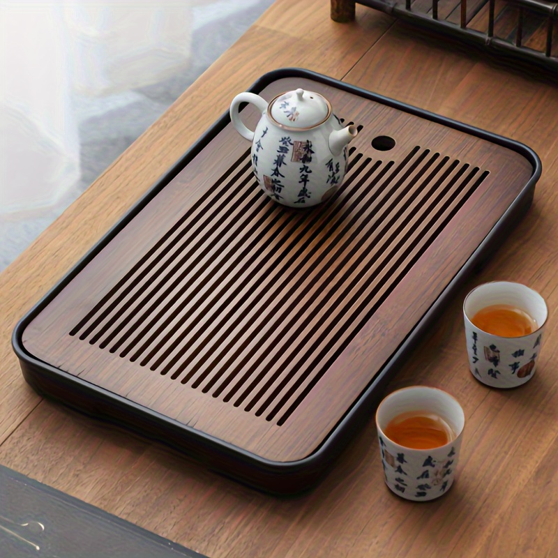 Japanese Kung Fu Tea Trays Wooden Serving Luxury Drainage Tea