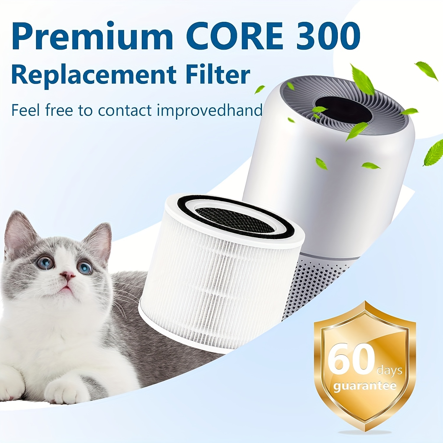 pour purificateur d'air Levoit Core 300 Filtre de rechange pour purificateur  d