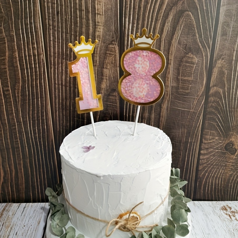 1st Birthday Crown Cake Topper