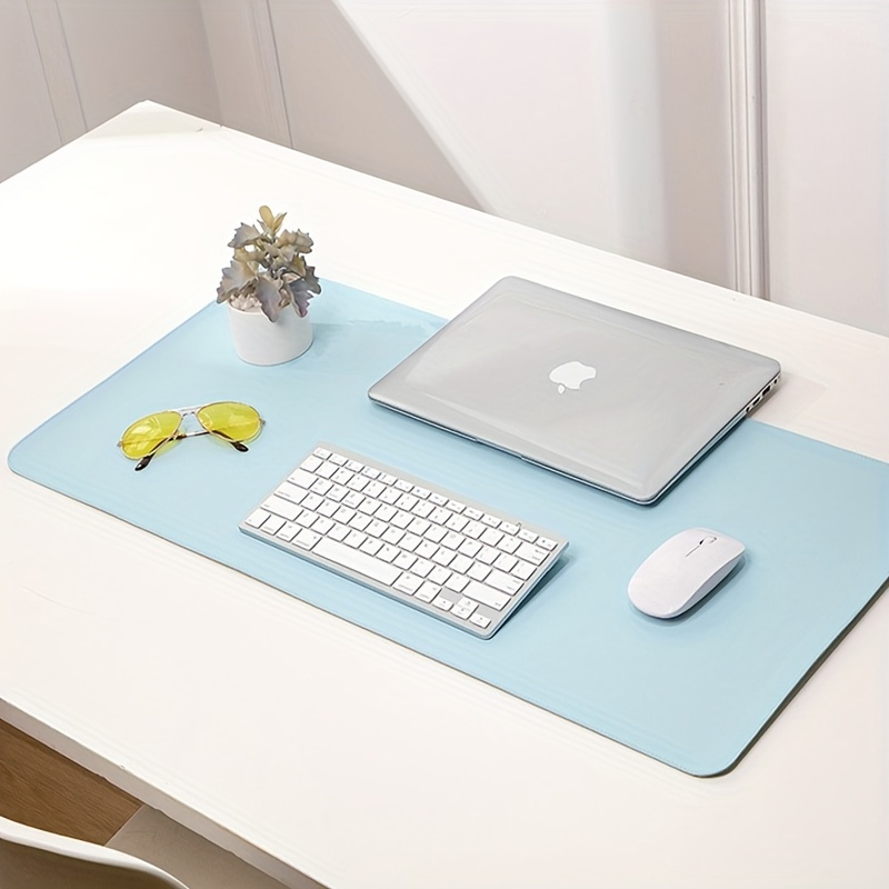 Tapis De Bureau 80X40cm, Sous-main En Cuir PU, Tapis De Souris XXL