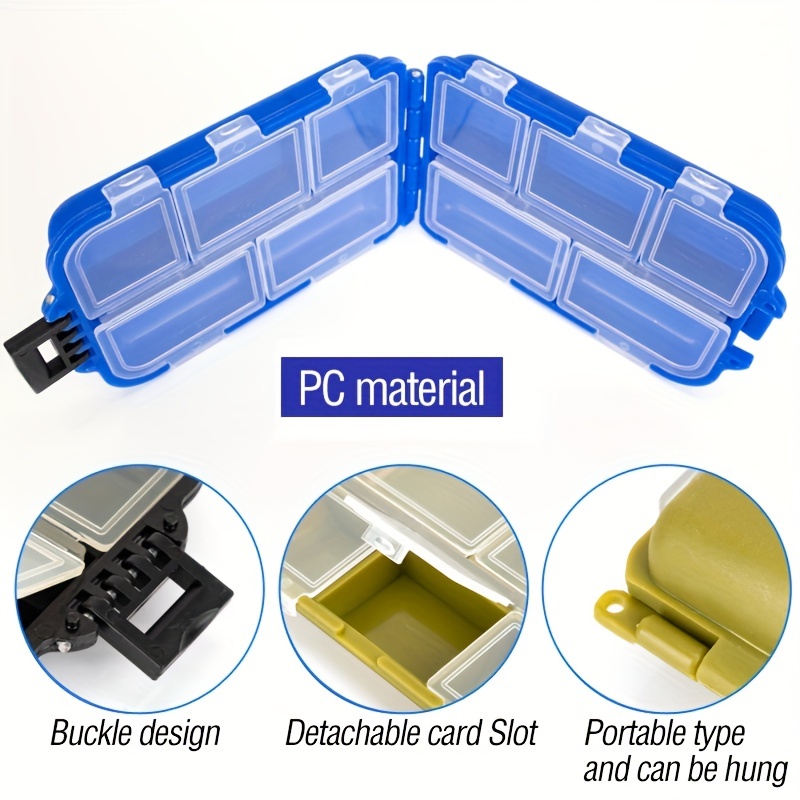 Durable Portable Fishing Tackle Box Multiple Compartments - Temu United  Kingdom