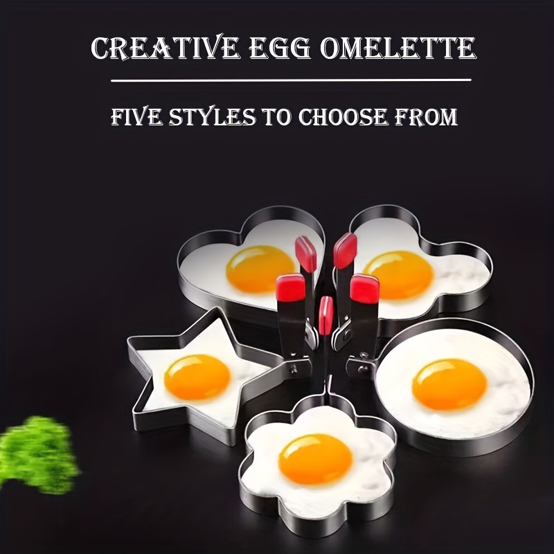 1pc Heat Circle Type Stainless Steel Omelet Set