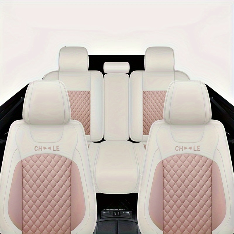 Fundas para asiento de autos universales, frescas, interior para autos de  seda transpirable, juego completo de cojines para asientos