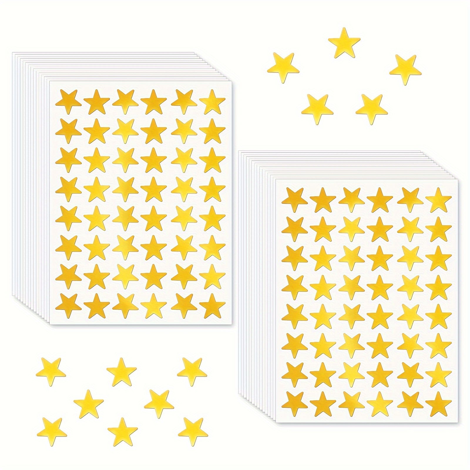 

30sheets Small Star Sticker Golden Foil Star Sticker For Scrapbook Label Diary Stationery Album Telephone Journal Planner