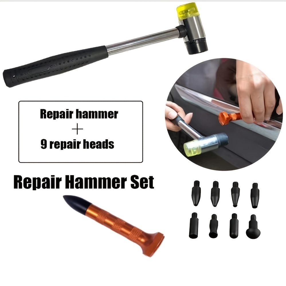 10Pcs Paintless Dent Repair Tools Hail Ding Hammer Tap Down Pen Car Repair  US 