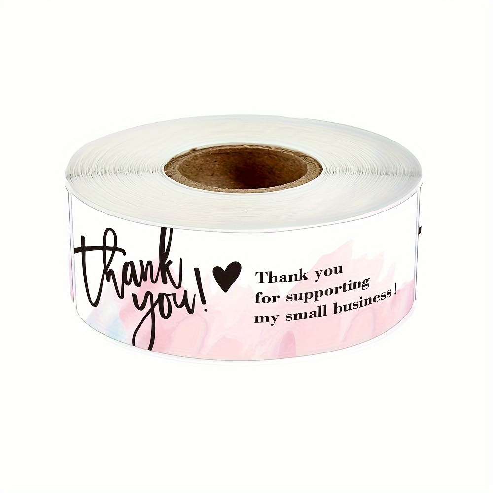 Thank you for your order stickers /business thank you stickers /gift b –  DokkiDesign