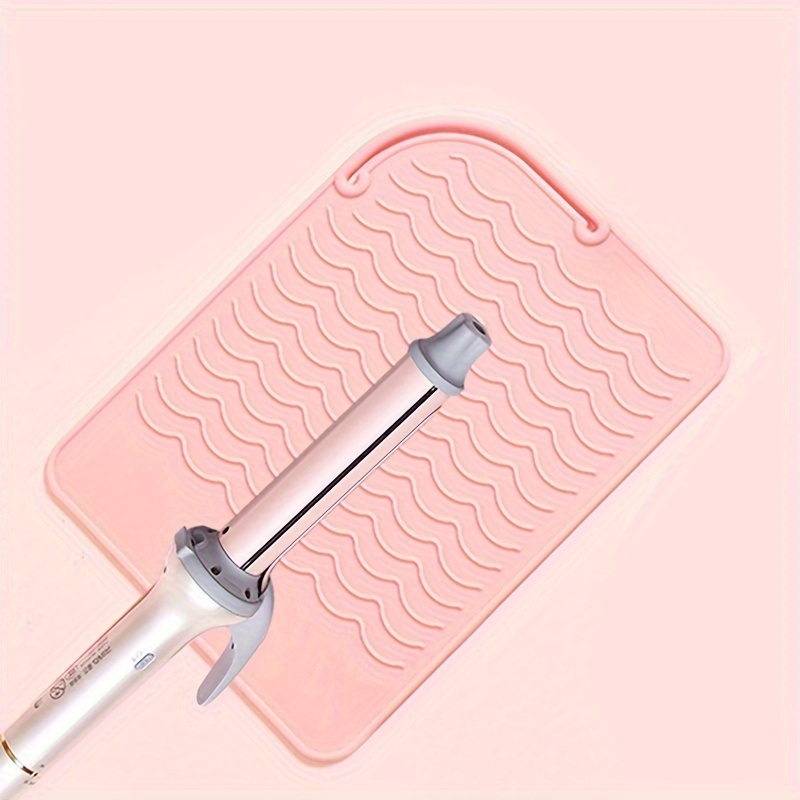 Heat Resistant Silicone Mat Professional Heat Resistant Pad For Curling  Iron Hair Straightener Flat Iron And Hot Styling Tool - Temu