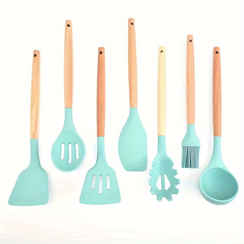 12pcs Juego Utensilios Cocina Silicona Juego Utensilios - Temu Chile