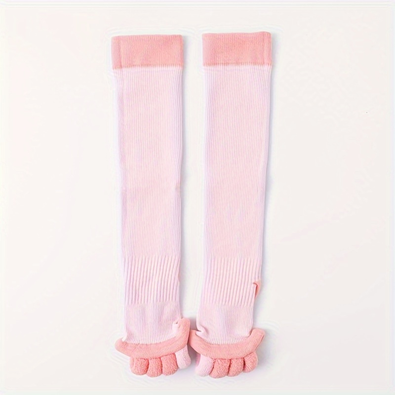 1 par de calcetines de cinco dedos con dedos completos, unisex