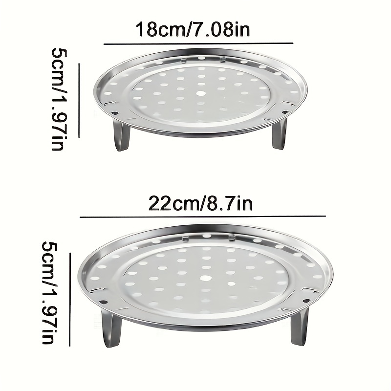Stainless Steel Thickened Waterproof Steamer Tray Kitchen Rack Pot