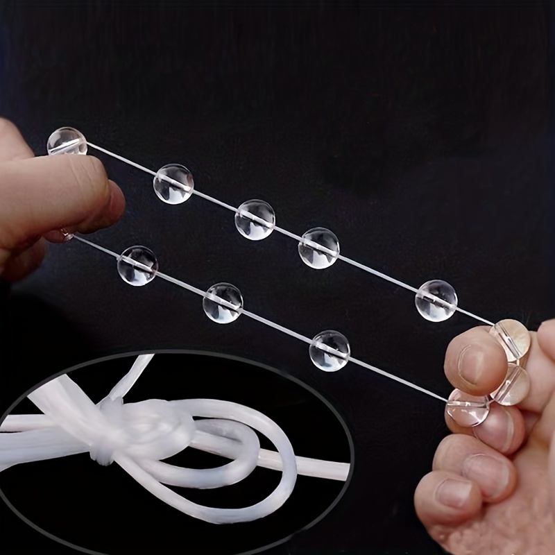 Strong Elastic Crystal Beading Cord For Bracelets - Temu