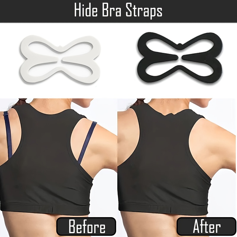 3pcs Invisible Bra Strap Clips, Non-slip Buckles Conceal Bra Straps For  Braless Look, Women's Lingerie & Underwear Accessories
