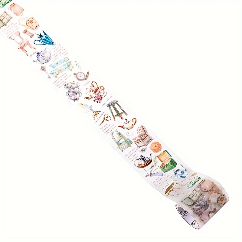 Bag Pet White Adhesive Tape Meaning Of Travel Series - Temu