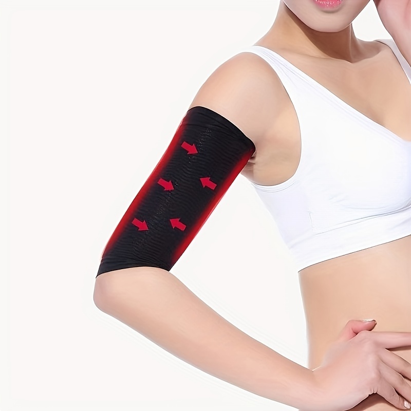 2 Pairs Arm Slimming Shaper Arm Compression Wrap Sleeve for Women