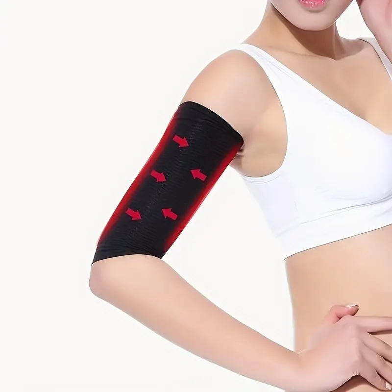 1 Pairs Arm Sleeves Arm Elastic Upper Arm Compression Shapers Wraps Sport  Fitness Arm Shapers For Women Loss