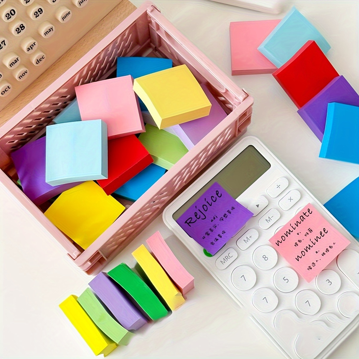 Mini Colored Sticky Notes Perfect For School Office - Temu