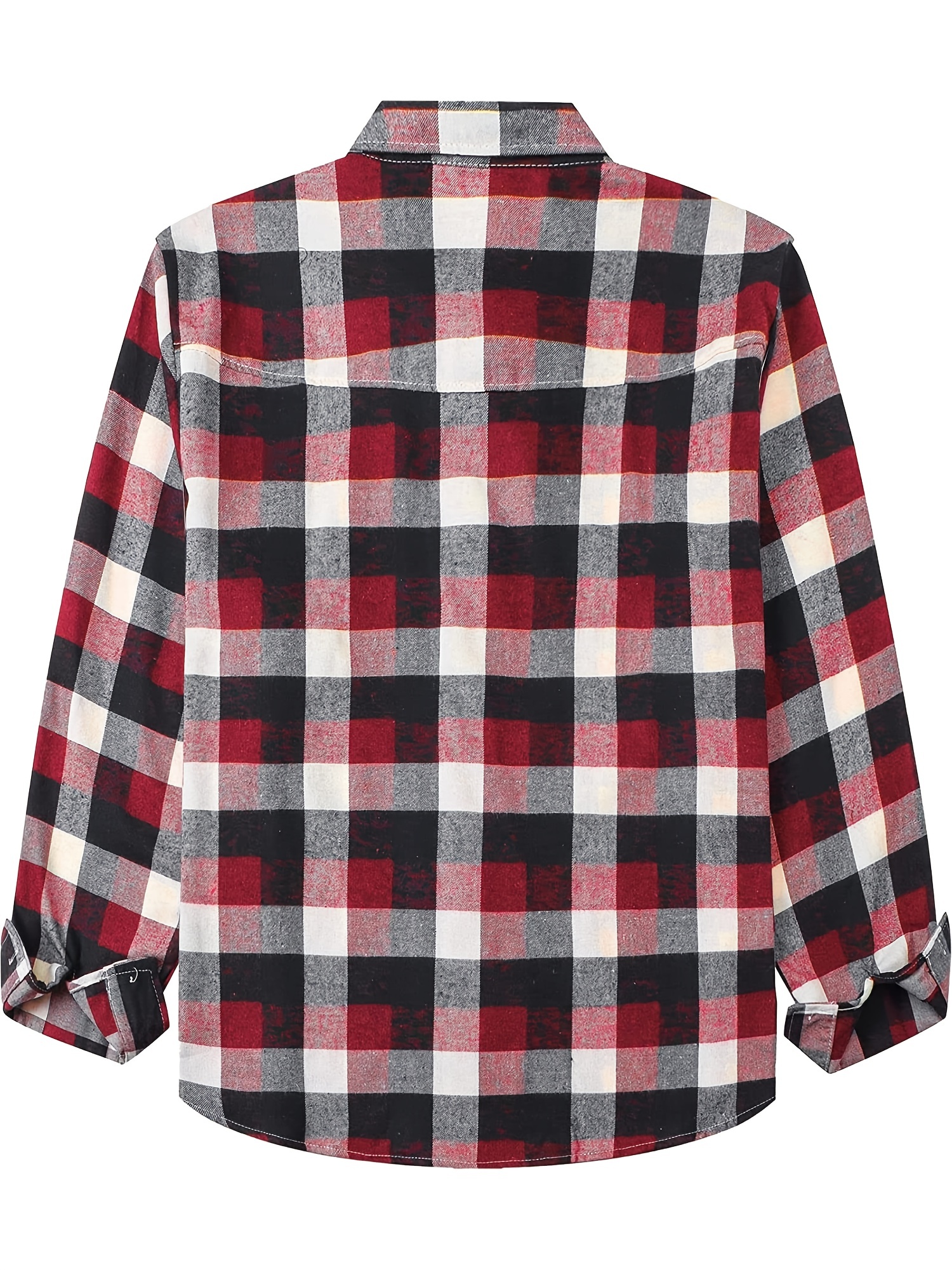 Men's Classic Flannel Shirt | Handcrafted USA | Red Buffalo | Small | Vermont Flannel