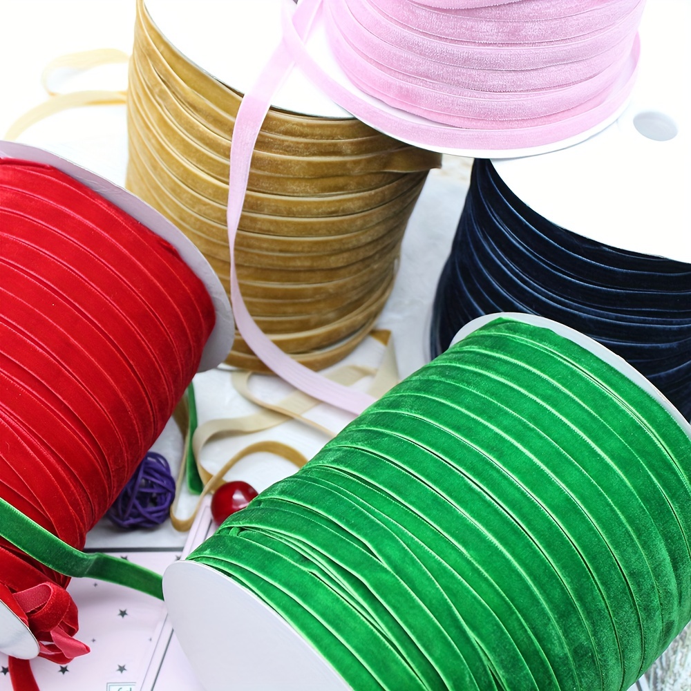 5 Yards Velvet Ribbon Lace Craft Ribbon For Christmas - Temu