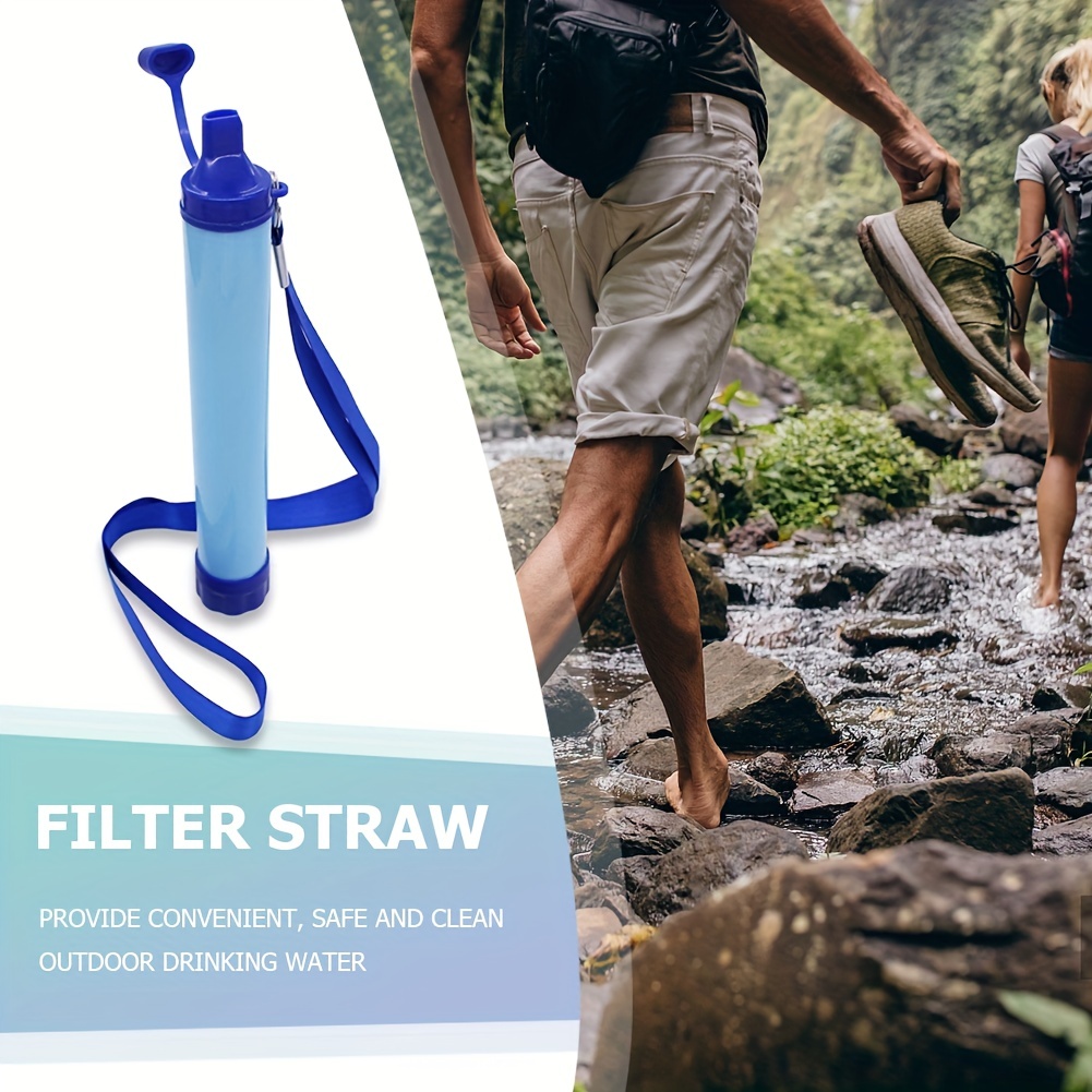 Outdoor Straw Water Filter Purifier: Emergency Survival - Temu