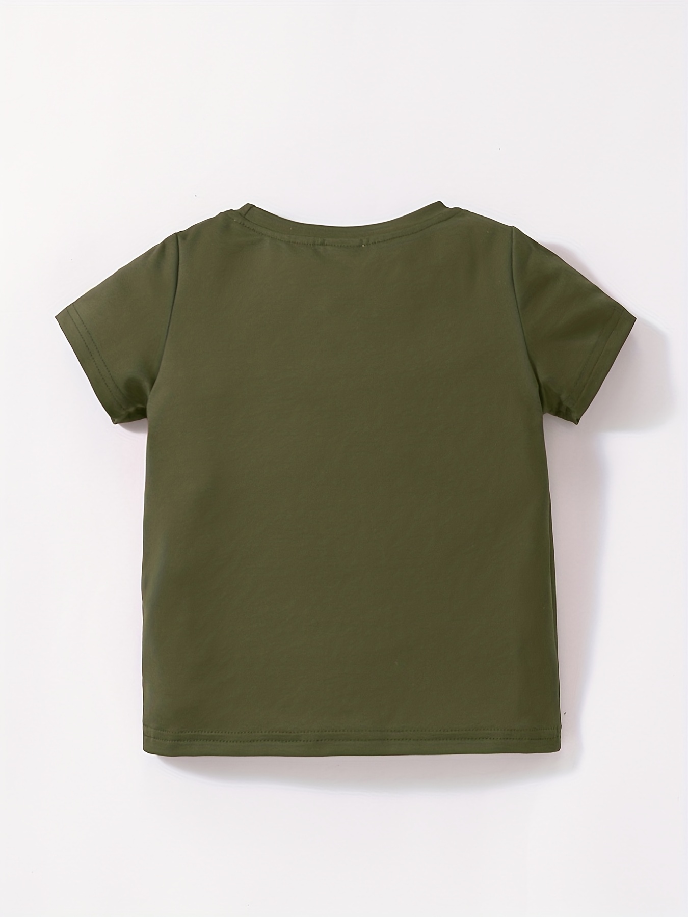 Plain Olive Green T Shirt For Women and Girls: With Graphic